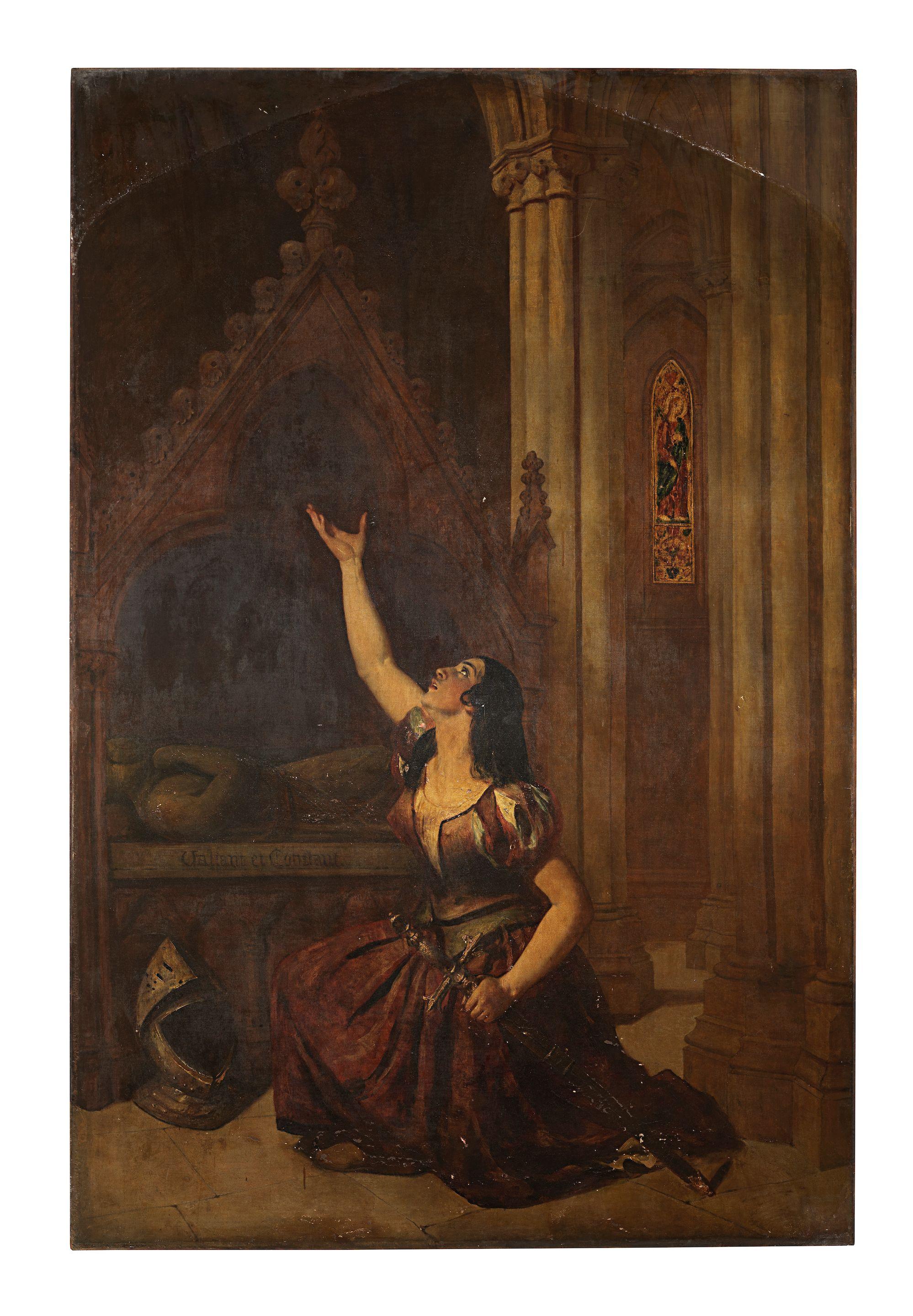 William Etty, RA - Joan Of Arc, On Finding The Sword She Had Dreamt Of, In The Church Of St. Catherine De Fierbois, Devotes Herself And It To The Service Of God And Her Country