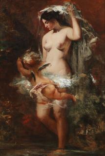 William Etty, RA - Venus and Cupid