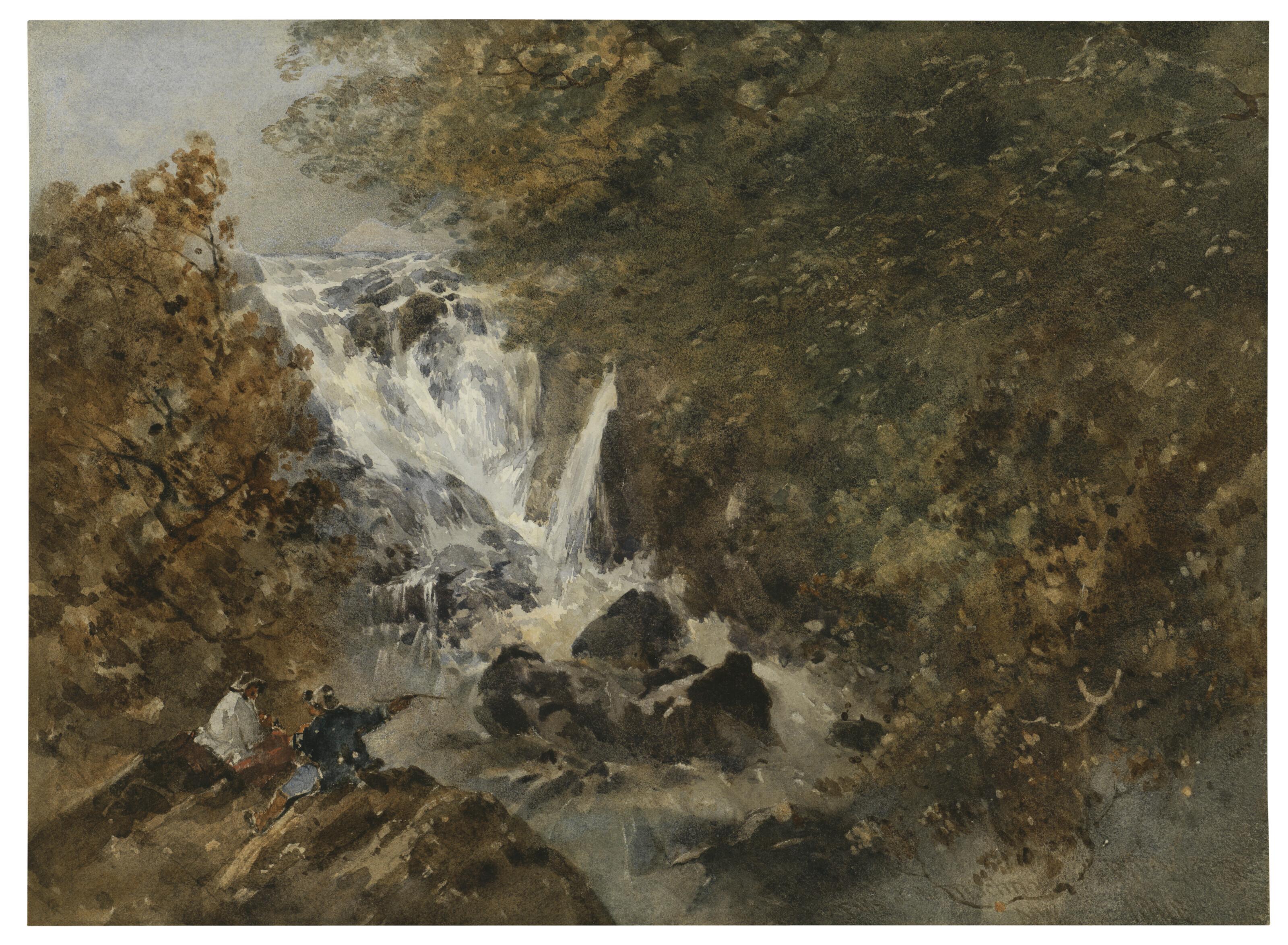 William Evans of Bristol - The Falls of Machno, near Bettws-y-Coed, North Wales
