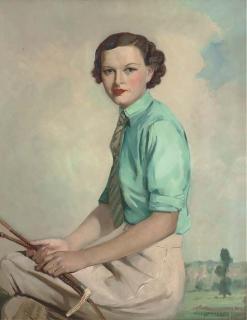 William Francis Longstaff - The outdoor girl