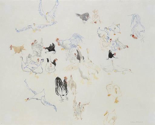 William Francis Robinson - Farmyard