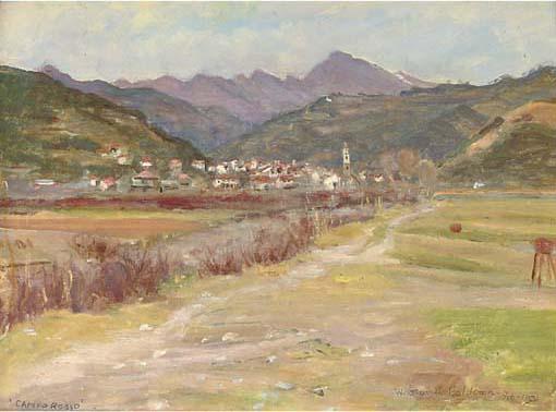 William Frank Calderon - Campo Rosso; and Another similar