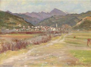 William Frank Calderon - Campo Rosso; and Another similar