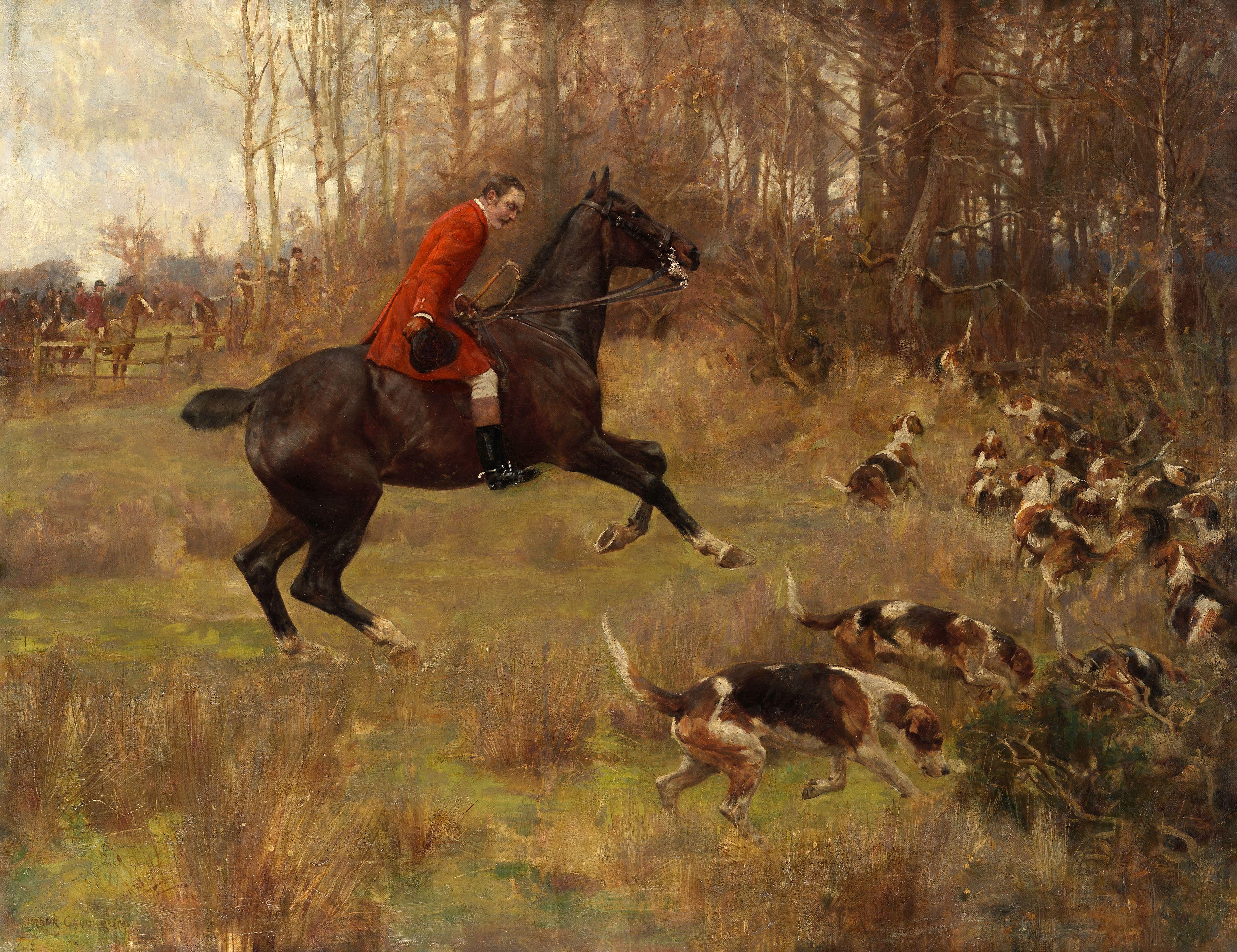 William Frank Calderon - \'There\'s a fox in the spinney, they say\'