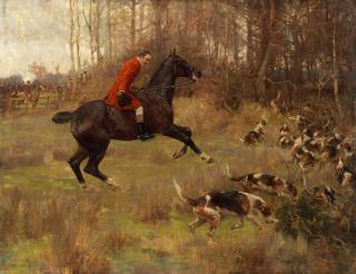 William Frank Calderon - \'There\'s a fox in the spinney, they say\'