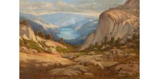 William Franklin Jackson - Donner Lake 20 x 30 1/4 in. framed 24 1/2 x 34 3/4 in.