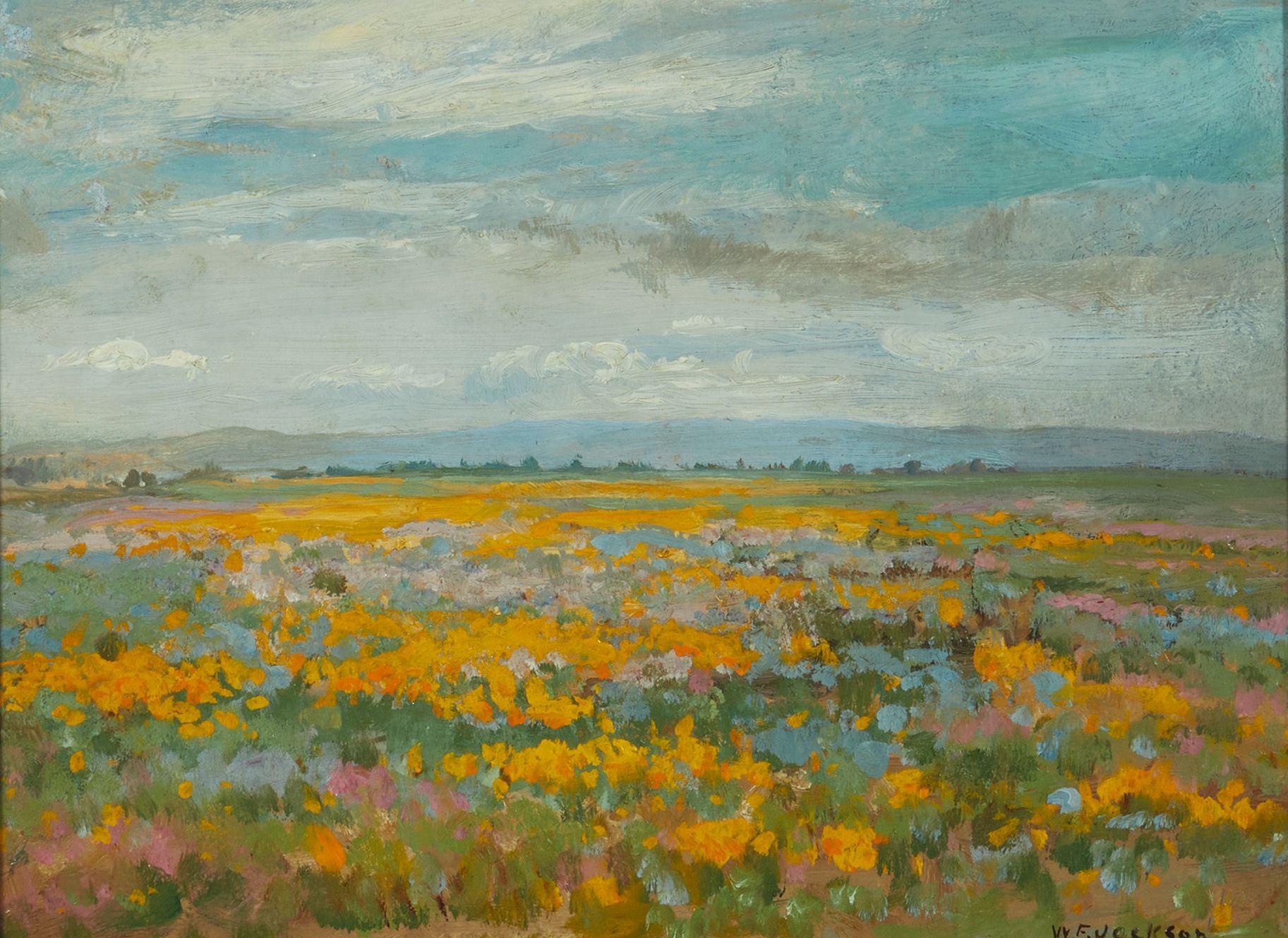 William Franklin Jackson - Poppy Field near Sacramento