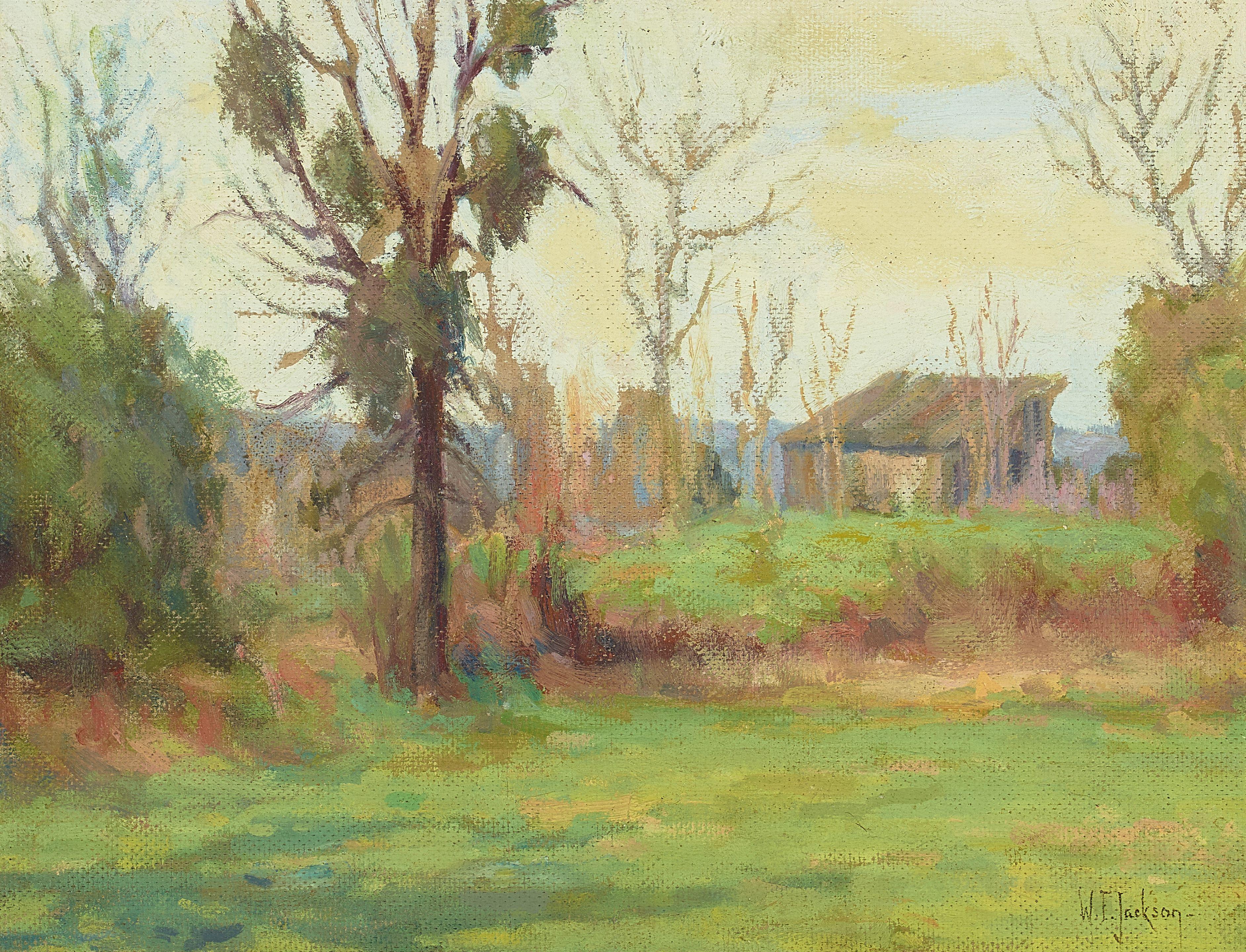 William Franklin Jackson - Shack in the Country 12 x 16 in. framed 19 1/2 x 23 1/2 in.