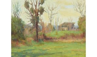 William Franklin Jackson - Shack in the Country 12 x 16 in. framed 19 1/2 x 23 1/2 in.