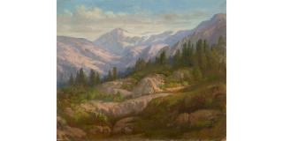 William Franklin Jackson - Sierra Summer 33 x 40 in. framed 41 1/2 x 48 1/2 in.