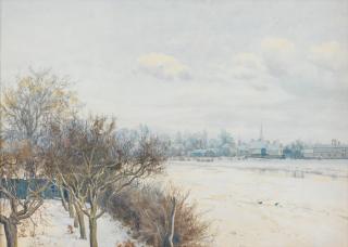 William Fraser Garden - Winter In The Ouse Valley