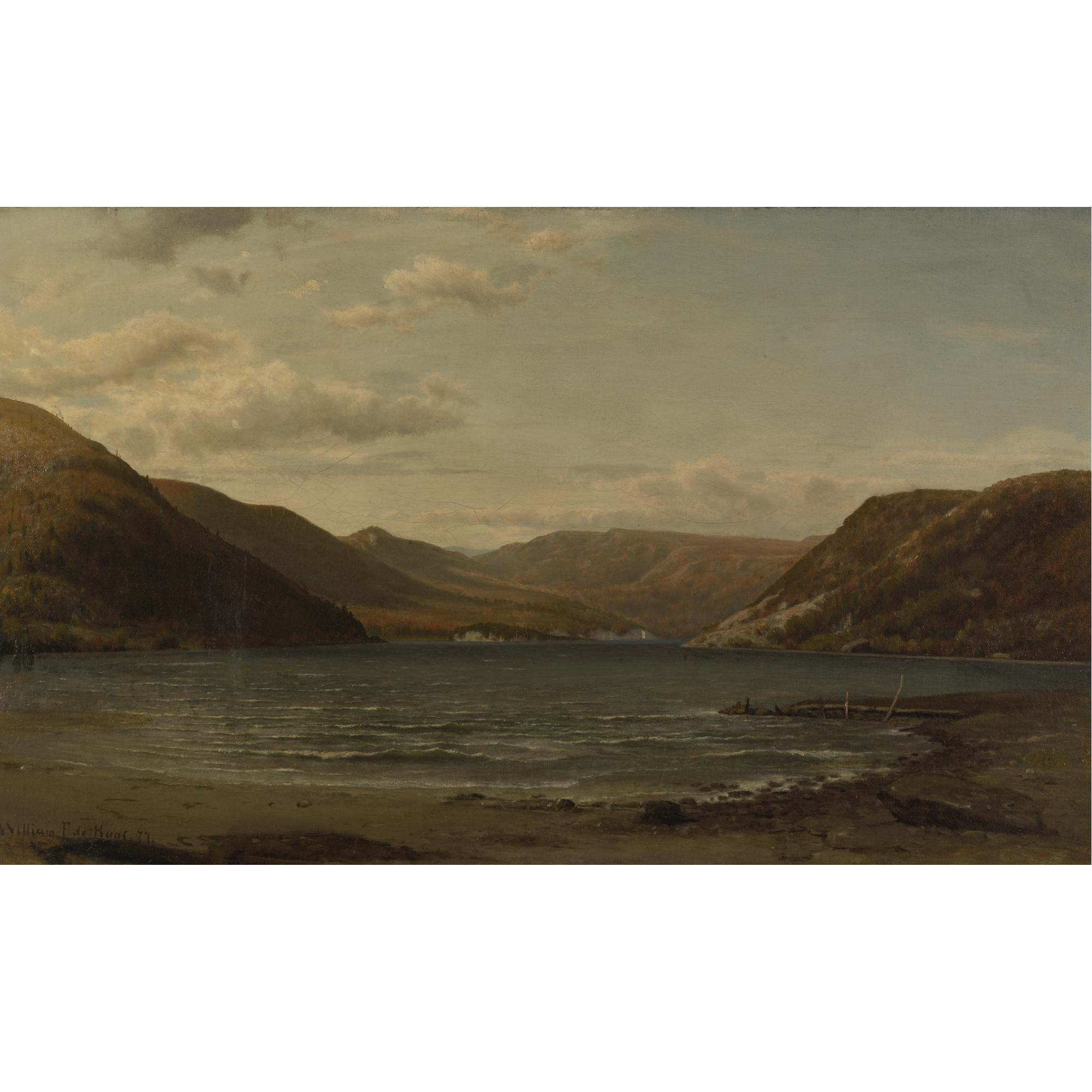 William Frederick de Haas - A Lake In The Mountains