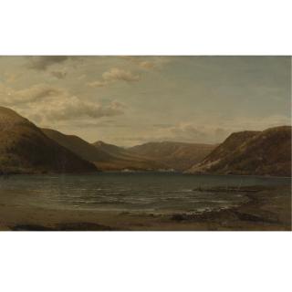 William Frederick de Haas - A Lake In The Mountains