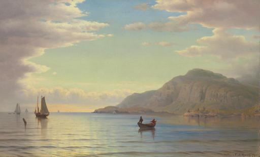 William Frederick De Haas - October Day Off Mt. Desert, Maine