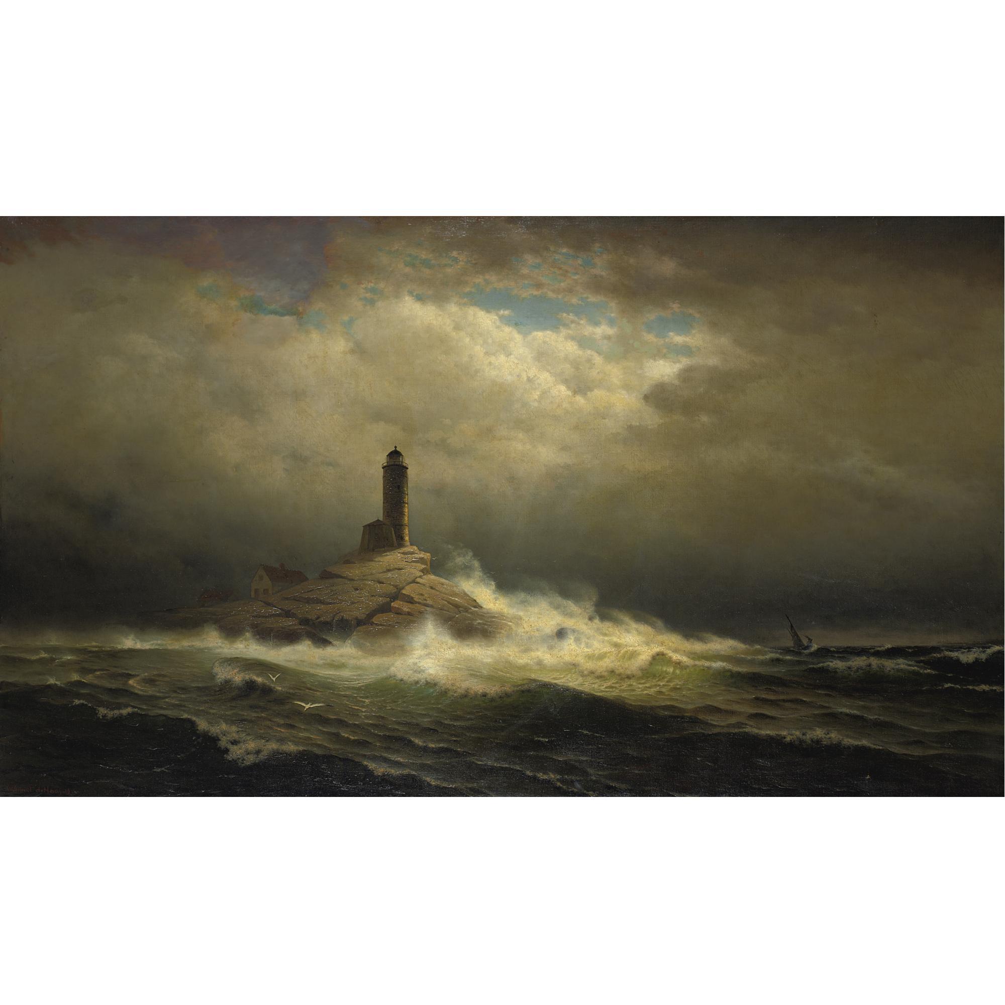 William Frederick de Haas - White Island Light