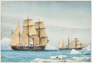 William Frederick Mitchell - HMS Alert and Discovery in the Arctic