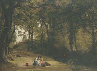William Frederick Witherington, R.A. - The midday rest