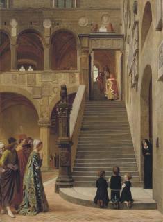 William Frederick Yeames, R.A. - An Appeal to the Podesta