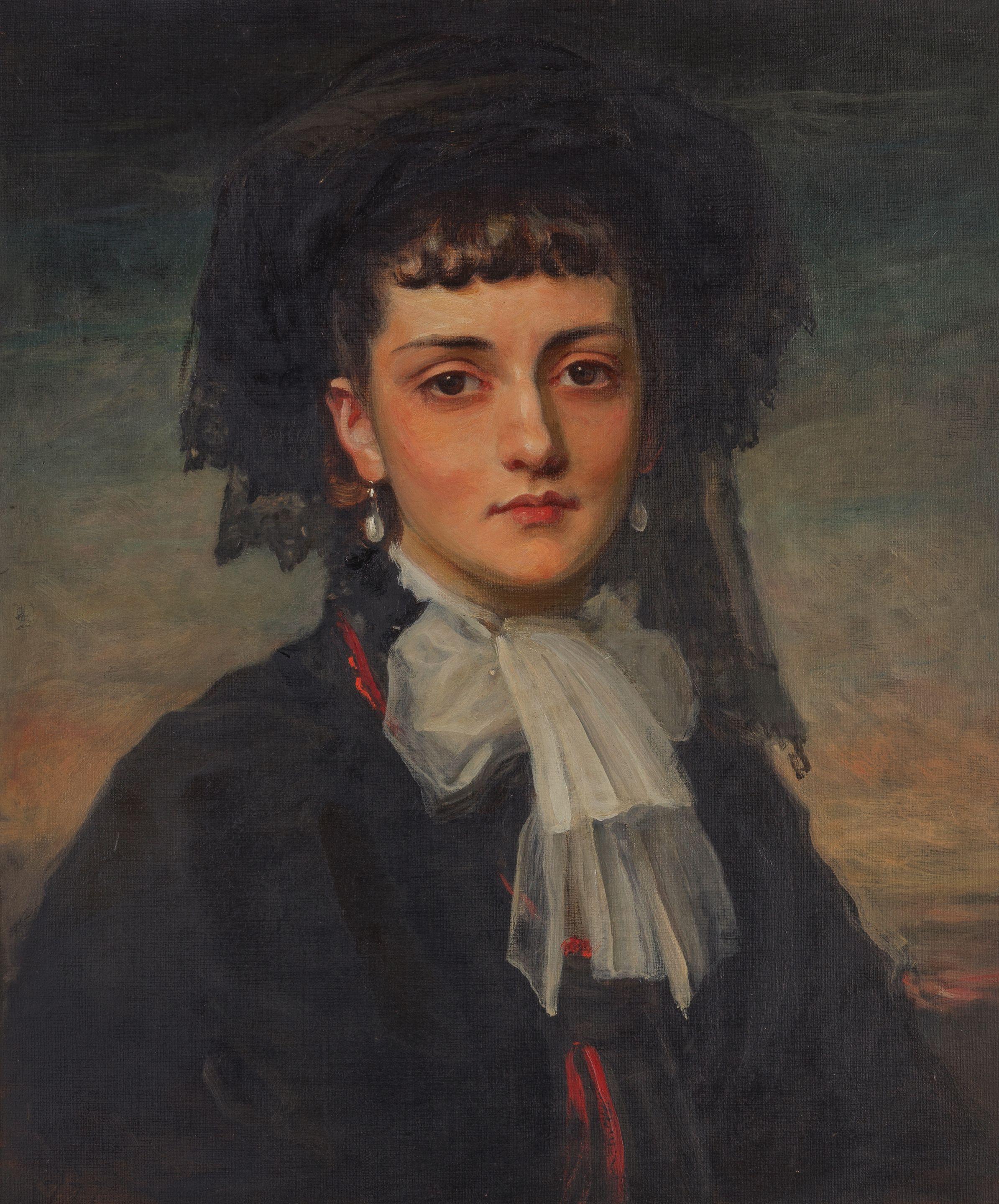 William Frederick Yeames - The black mantilla