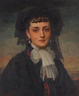 William Frederick Yeames - The black mantilla