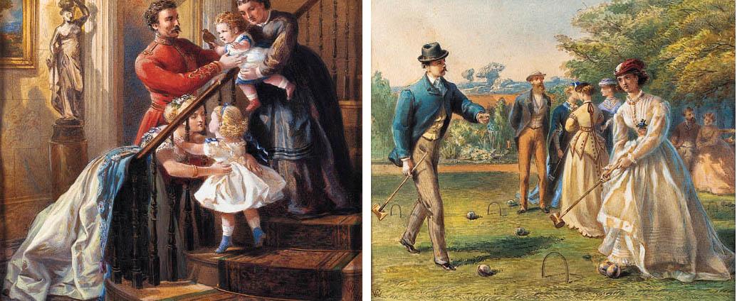 William Gale - The Croquet Game (illustrated); The Wedding Reception; The Christening; The Goodnight Kiss (illustrated); and Moment Together