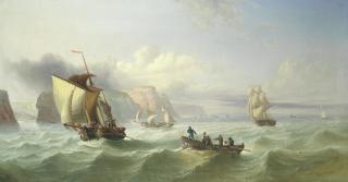 William Garthwaite - Shipping off the Yorkshire coast