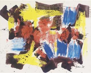 William Gear, R.A. - Abstract No.1