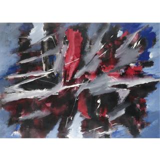 William Gear, R.A. - Dark Landscape