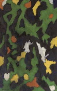 William Gear, R.A. - Green Landscape