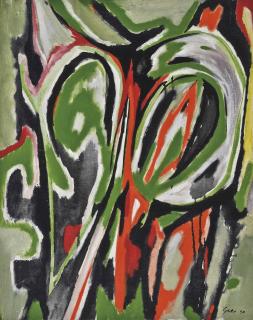 William Gear, R.A. - Paysage Printanier