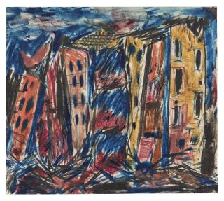 William Gear, R.A. - Ruins, Florence