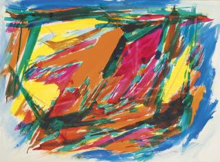 William Gear, R.A. - Sea Piece