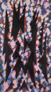 William Gear R.A. - Spiked Structure, Red Flash