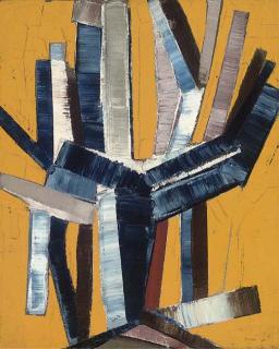 William Gear, R.A. - Structure on Yellow