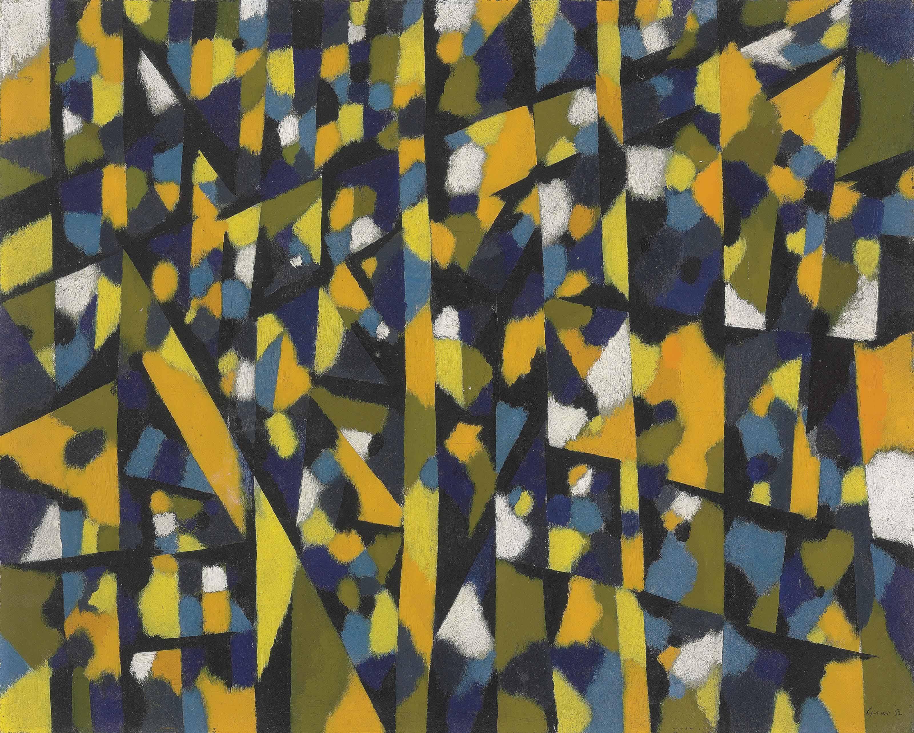 William Gear, R.A. - Summer afternoon