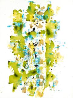 William Gear R.A. - Untitled (Green, Blue and Yellow)