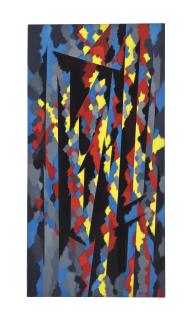 William Gear, R.A. - Vertical Red/Yellow