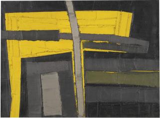 William Gear, R.A. - Yellow And Grey