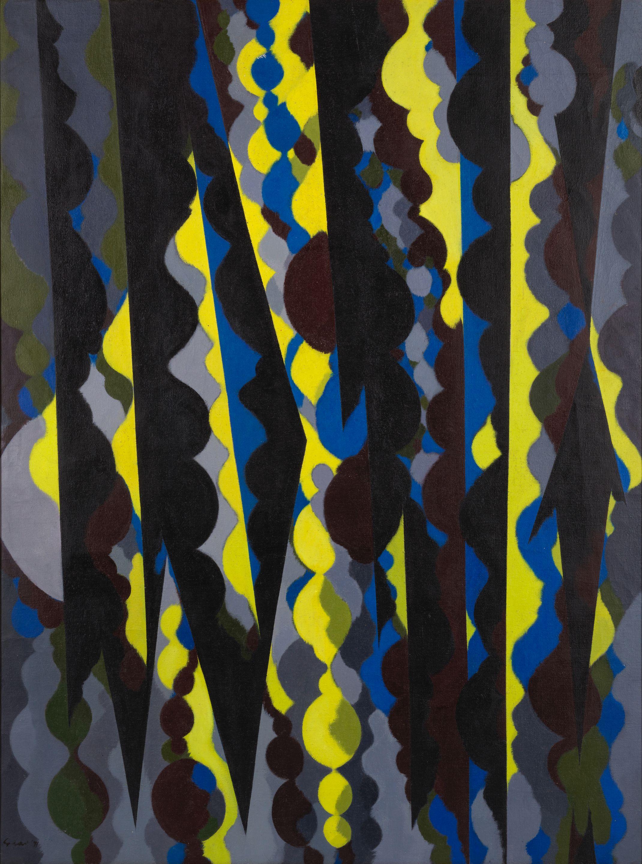 William Gear R.A. - Yellow Dagger