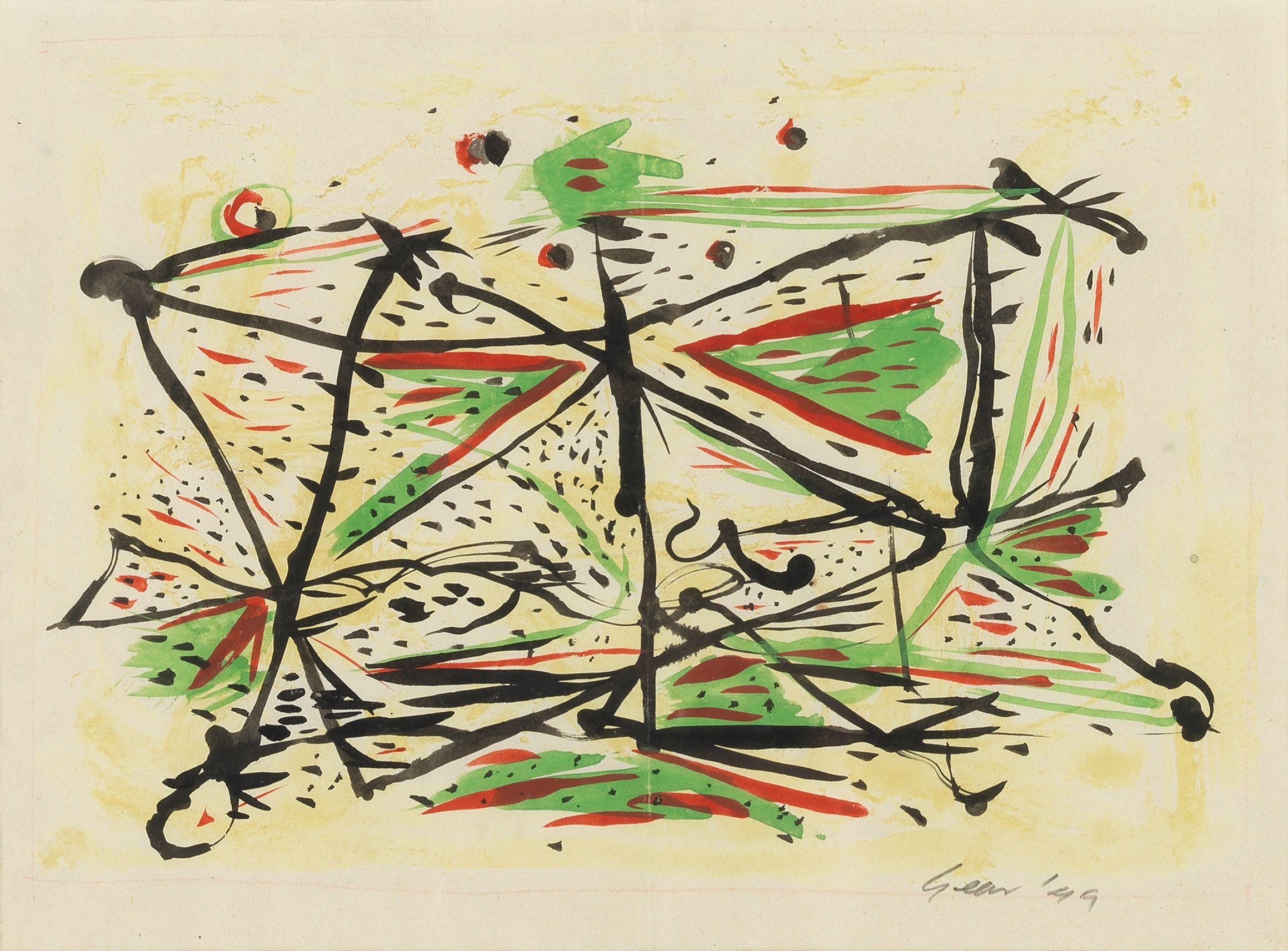 William Gear RA - Abstract