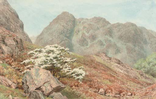 William Gersham Collingwood - Raven Crag, Yewdale, Coniston (illustrated); and A woodland path