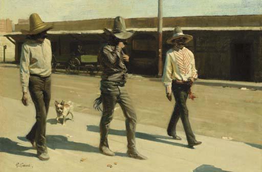 William Gilbert Gaul - Mexican Gamblers