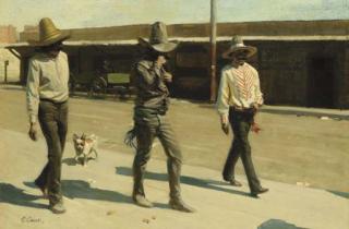 William Gilbert Gaul - Mexican Gamblers