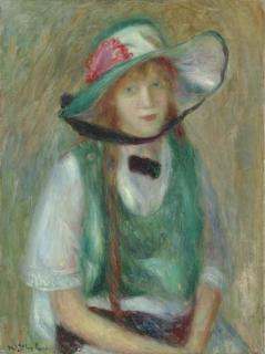 William Glackens - Girl in Green