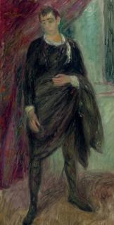 William Glackens - Shakespearean Actor (Walter Hampden as Hamlet)