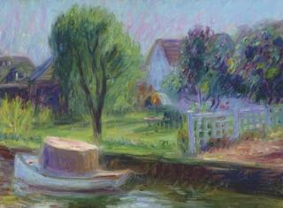 William Glackens - The Launch, Bay Shore