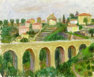 William Glackens - Viaduct at Vence
