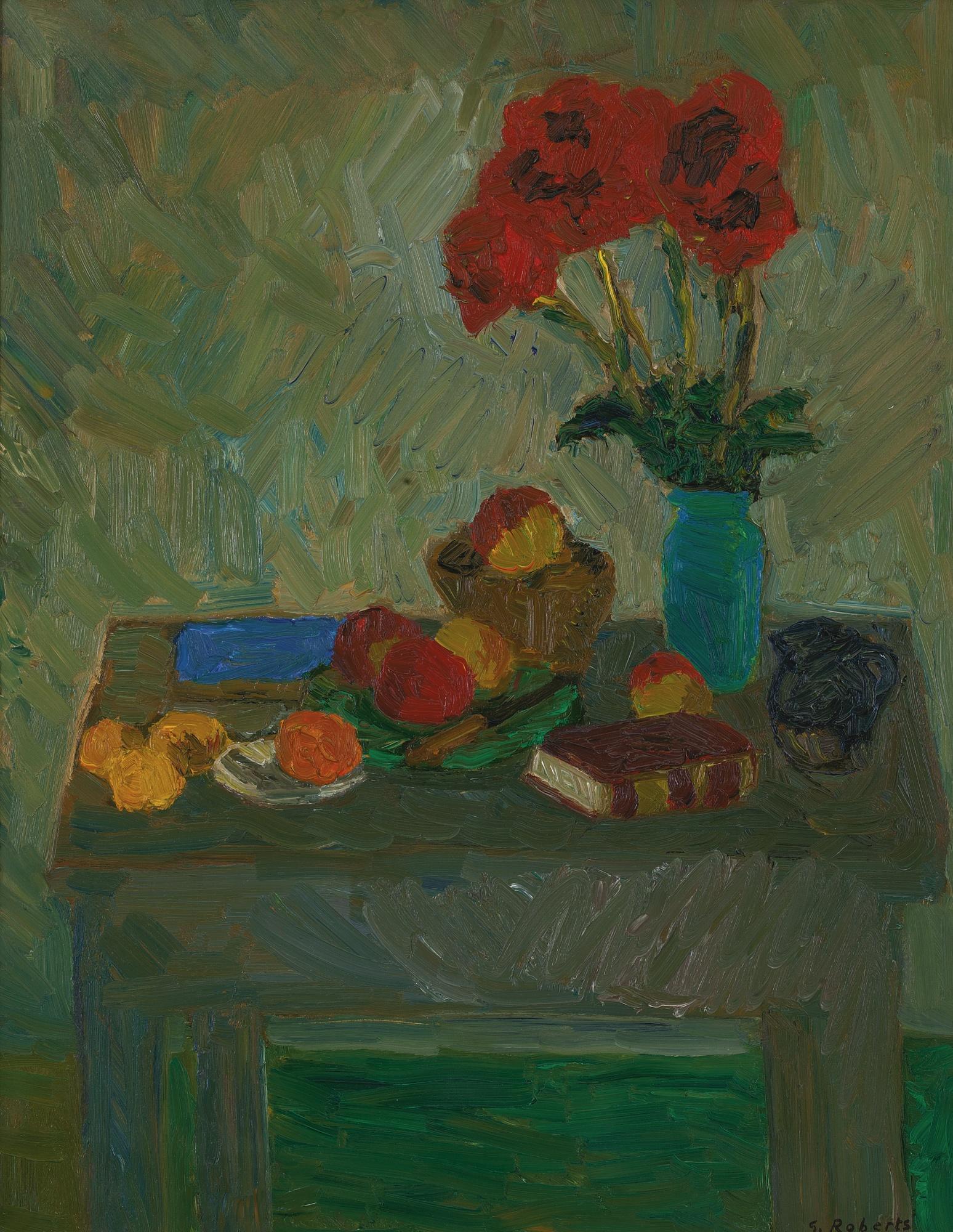 William Goodridge Roberts - Nature Morte Au Bouquet Rouge