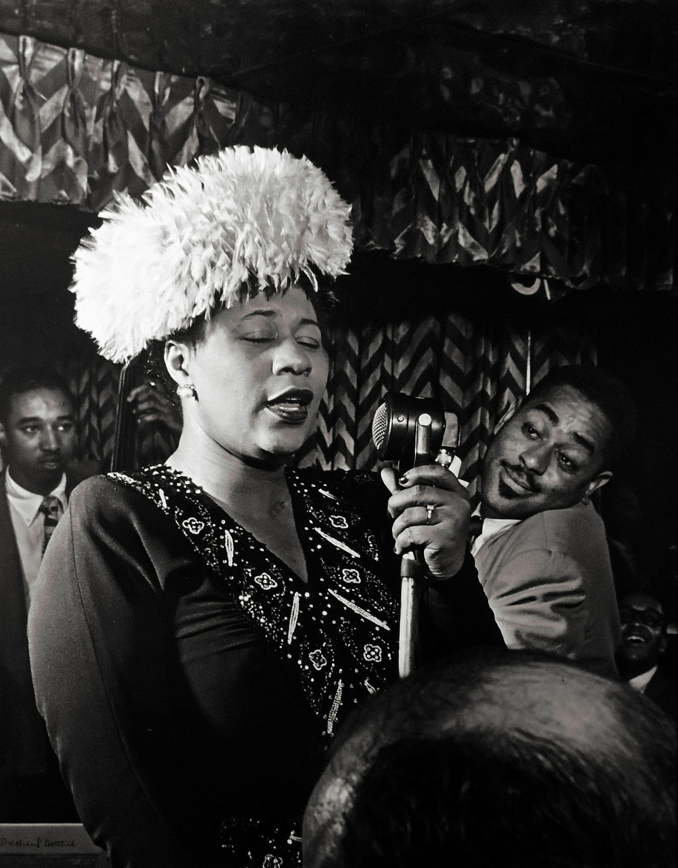 William Gottlieb - Ella Fitzgerald, Dizzy Gillespie, Ray Brown and Milt Jackson