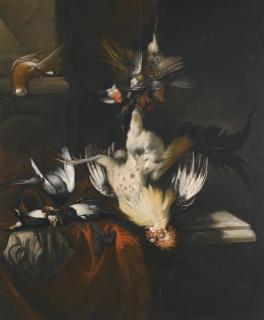William Gouw Ferguson - Still-Life Of Dead Game And Songbirds